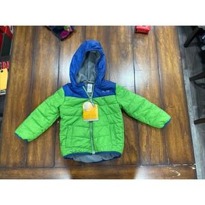 Champion - Green/Blue Puffer Jacket, 2T